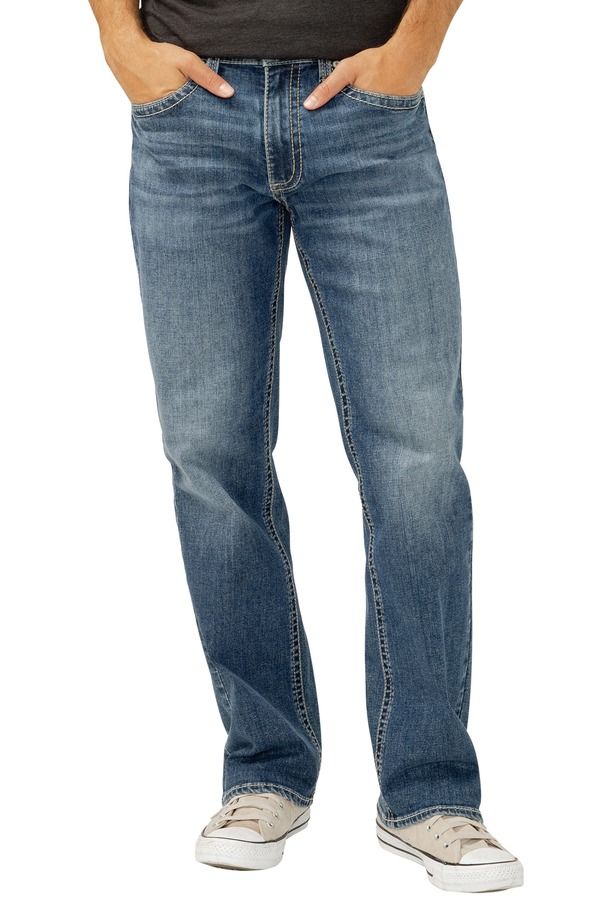 シルバー ジーンズ メンズ ボトムス デニムパンツ リラックスフィット ストレート Silver Jeans Co Gordie Relaxed Fit Straight Leg Jeans Doll