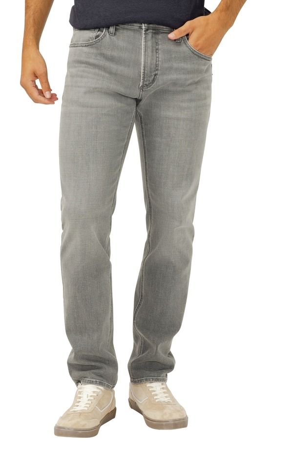 シルバー ジーンズ メンズ ボトムス デニムパンツ ストレート Silver Jeans Co Konrad Slim Straight Leg Jeans Grey グレー