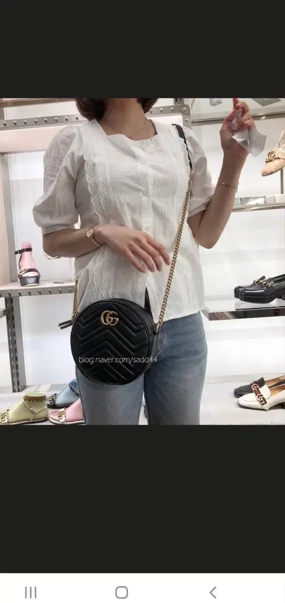 グッチ マーモント クロスバッグ/タンバリンバッグ 正規品 S級 (レシートO) 73,831円
