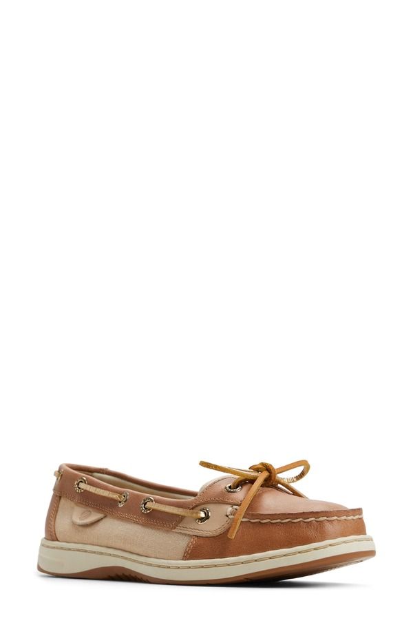 スペリー レディース シューズ スリッポン・ローファー Sperry Angelfish Loafer Tan Combo タン