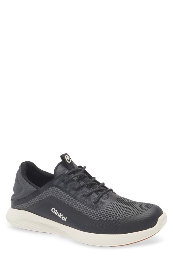オルカイ メンズ シューズ スニーカー レース OluKai Kialoa Convertible LaceUp Waterproof Sneaker Dark Shadow Lava Rock