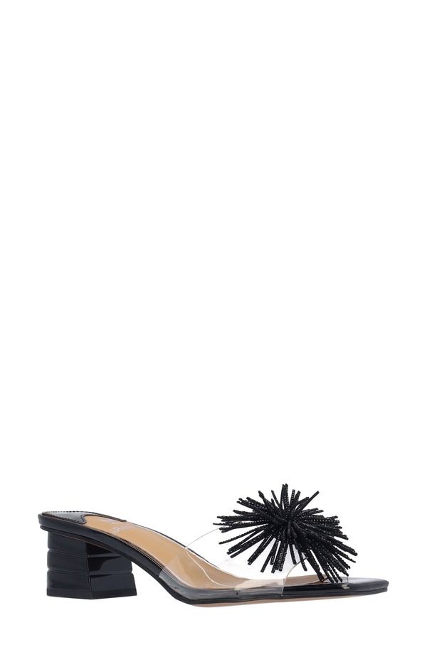 ジェイレニー レディース シューズ サンダル J Rene Ozara Slide Sandal Clear Black ブラック