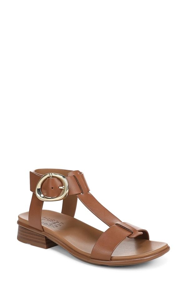 ナチュライザー レディース シューズ ヒール サンダル Naturalizer Brandy TStrap Sandal English Tea Brown ブラウン