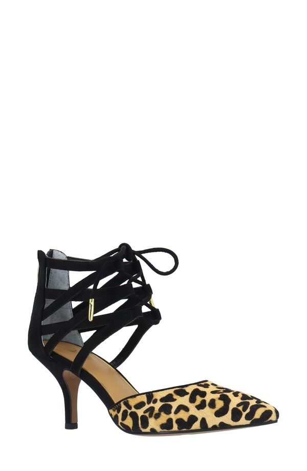 ジェイレニー レディース シューズ ヒール アンクル J Rene Milinankle Strapointed Toe Pump Black Brown ブラック