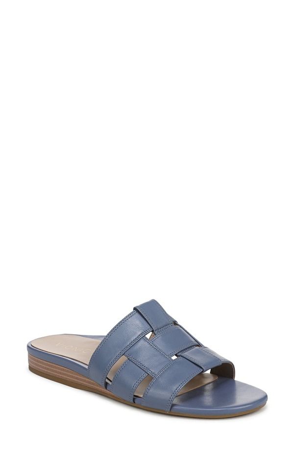 バイオニック レディース シューズ ヒール サンダル Vionic Glendora Slide Sandal Pacific Blue ブルー