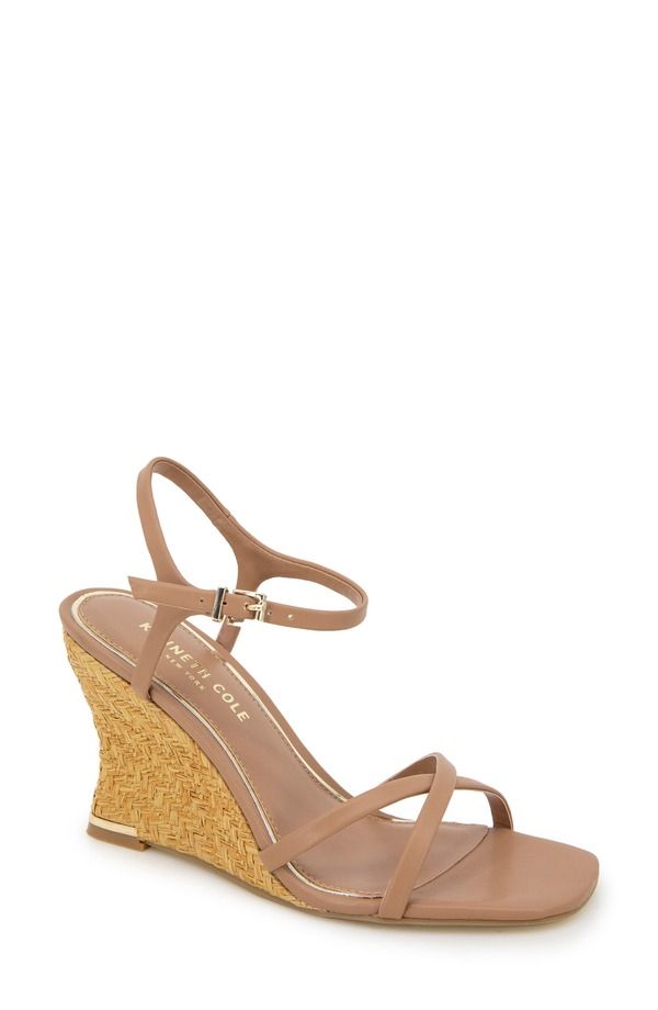 ケネスコール レディース シューズ ヒール サンダル Kenneth Cole Freya Wedge Sandal Classic Tan タン