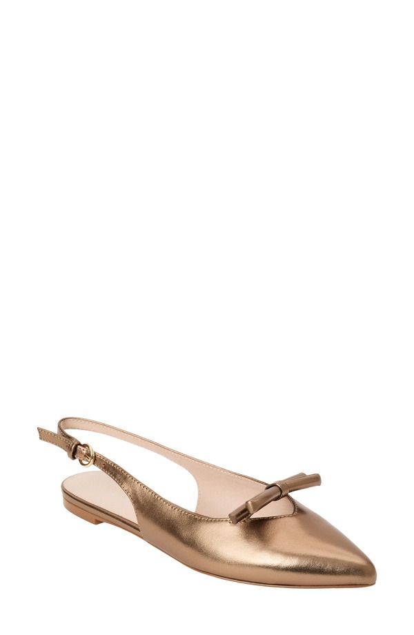 ジャックロジャース レディース シューズ パンプス Jack Rogers Lennox Slingback Pointed Toe Flat Bronze