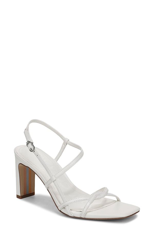 サムエデルマン レディース シューズ ヒール サンダル Sam Edelman Elissa Slingback Sandal Bright White ホワイト