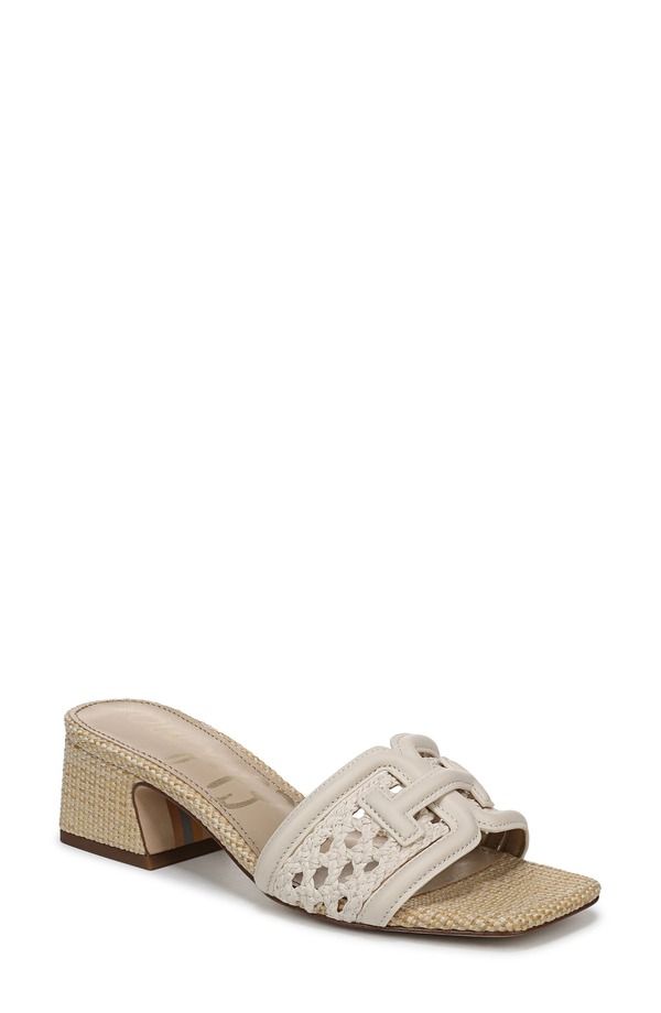 サムエデルマン レディース シューズ ヒール サンダル Sam Edelman Waylon Woven Sandal Modern Ivory アイボリー