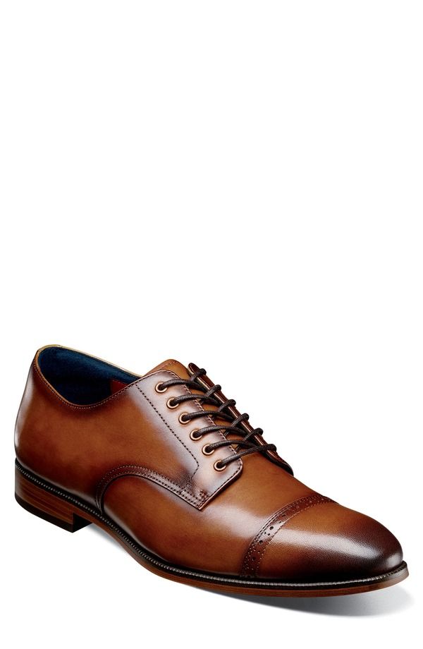 ステイシーアダムス メンズ シューズ オックスフォード キャップ Stacy Adams William Cap Toe Oxford Tan タン