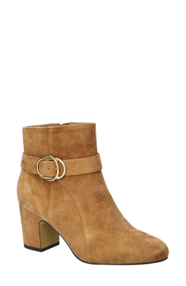 ベラヴィータ レディース シューズ ブーツ・レインブーツ Bella Vita Gamela Moto Bootie Cognac Kidsuede Leather