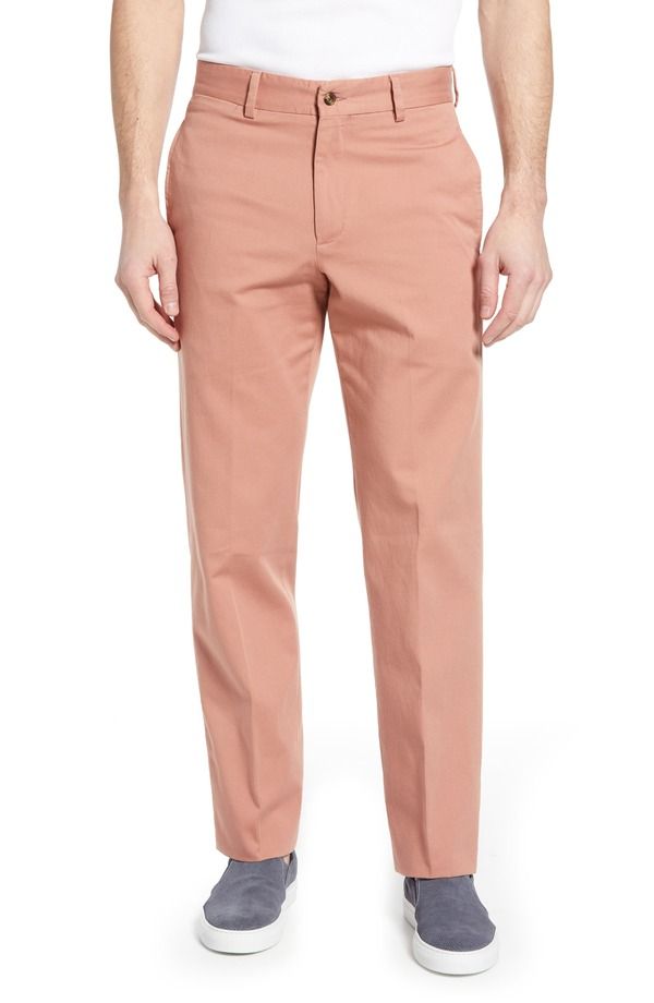 ベール メンズ ボトムス カジュアルパンツ Berle Charleston Khakis Flat Front Chino Pants Charleston Brick