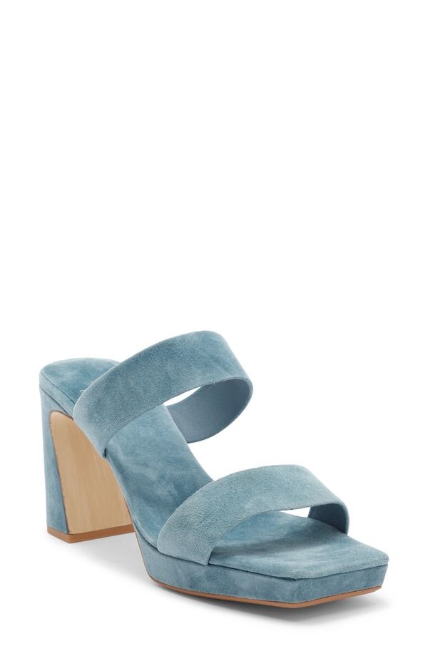 ジェフリー キャンベル レディース シューズ ヒール プラットフォーム サンダル Jeffrey Campbell Danity Platform Slide Sandal Blue Suede ブル