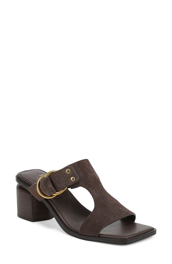 フランコサルト レディース シューズ ヒール サンダル Franco Sarto Roux Slide Sandal Umber Brown ブラウン