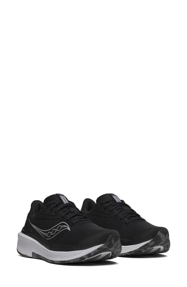 サッカニー レディース シューズ スニーカー Saucony Echelon 10 Hybrid Running Shoe Black Silver ブラック