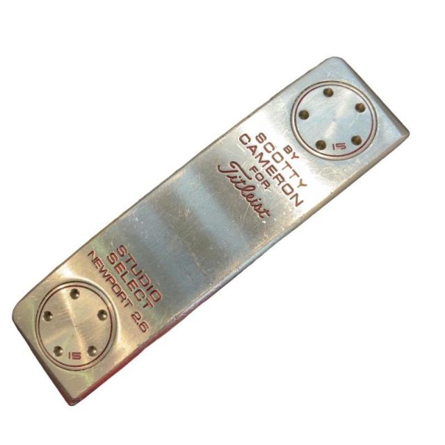 【中古】 タイトリスト SCOTTY CAMERON STUDIO SELECT NEWPORT 2.6 34インチ(15g) パター PT スチール (フレックスその他) メンズ 男性用 右利き 右用 Cランク ゴルフクラブ