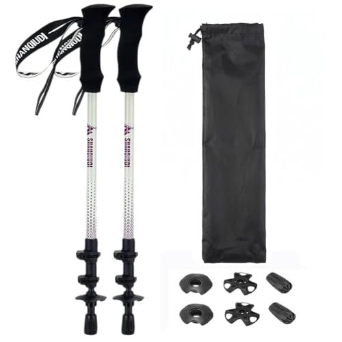 トレッキングポール カーボン 2本セット 伸縮 軽量157g 57-120cm アンチショック 頑丈 高級登山ストック ウォーキングステッキ タングステン杖先 吸水グリップ 収納バック付 ハイキング スキー 登山杖 山登り用品Ju