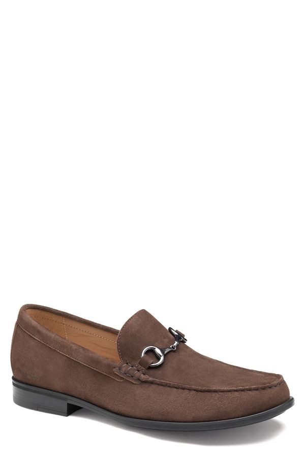 ジョンストンアンドマーフィー メンズ シューズ スリッポン・ローファー Johnston Murphy XC Flex Harrison Loafer Dark Brown Suede ブラウン