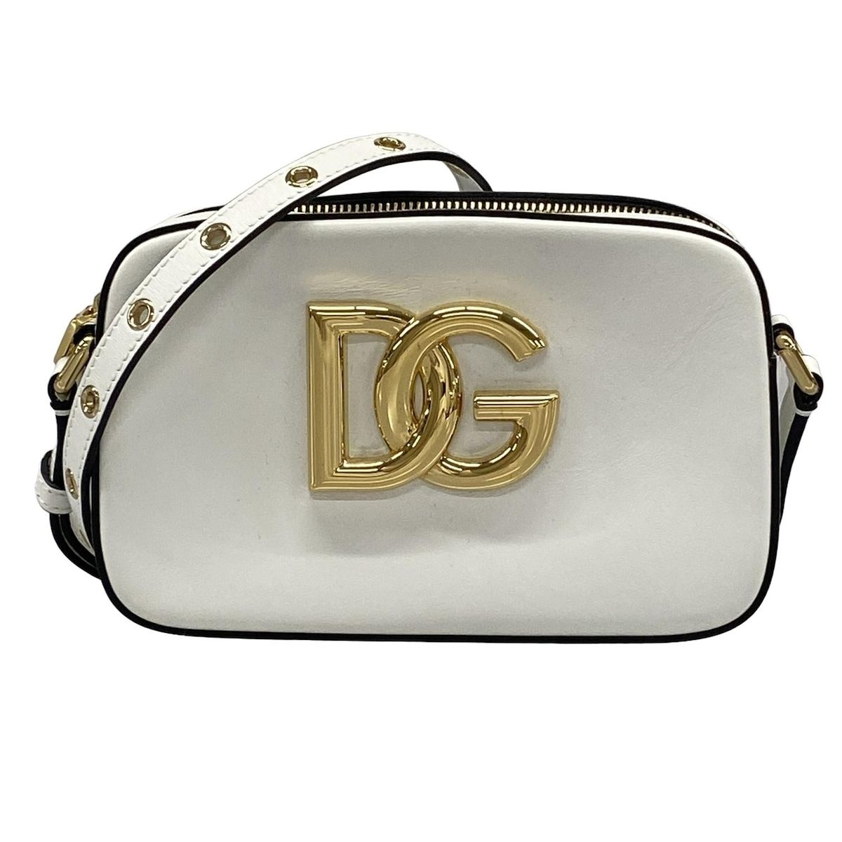 DOLCE&GABBANA(ドルチェアンドガッバーナ) ショルダーバッグ 白 レザー