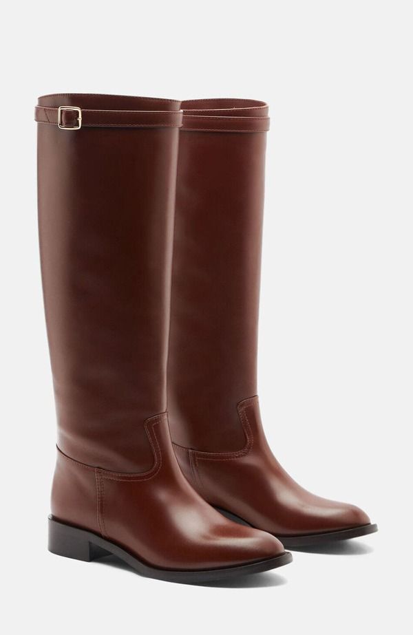 スカロッソ レディース シューズ ブーツ・レインブーツ SCAROSSO Lauren Boots Light Brown Calf ブラウン