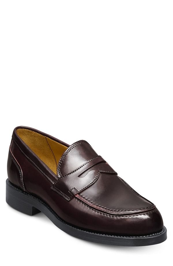アレン エドモンズ メンズ シューズ スリッポン・ローファー Allen Edmonds Miller Penny Loafer Burgundy バーガンディ