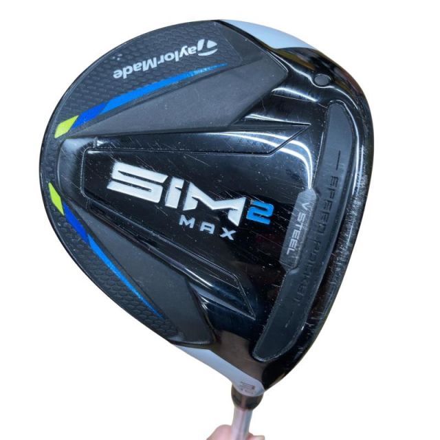 【中古】 テーラーメイド SIM2 MAX 3W フェアウェイウッド FW Speeder 661 EVOLUTION VII (フレックスS) メンズ 男性用 右利き 右用 Cランク ゴルフクラブ