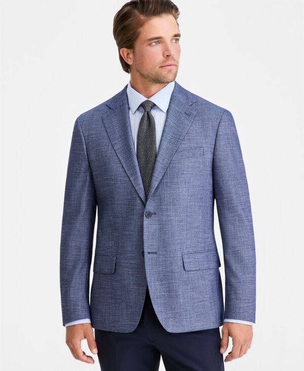【送料無料】 カルバンクライン メンズ ジャケット・ブルゾン ブレザー アウター Mens SlimFit Blazer Blue