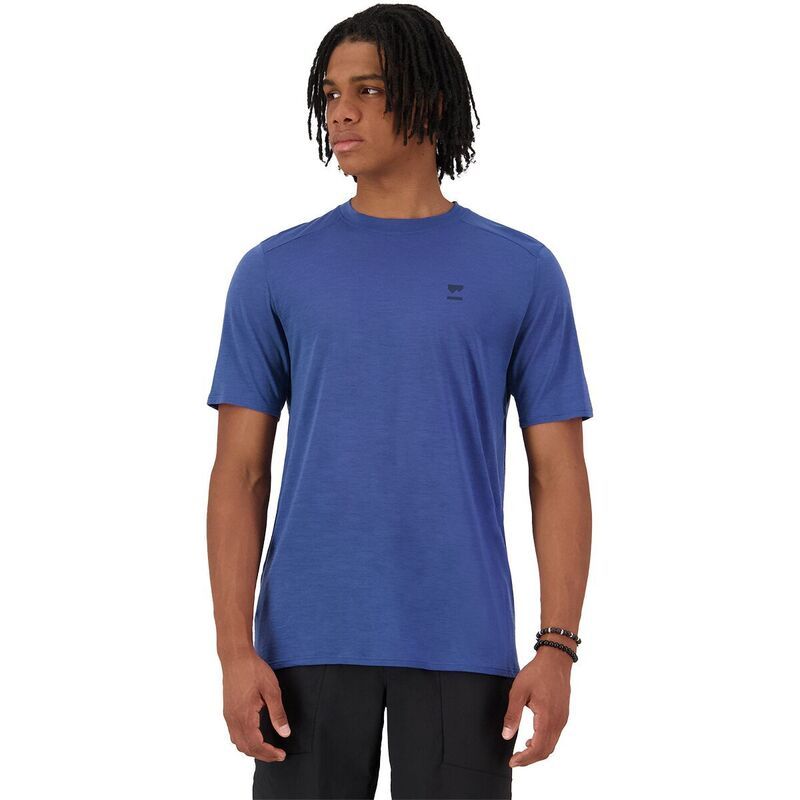 モンスロイヤル メンズ トップス シャツ Mons Royale Aero Ultralight Merino TShirt Mens Prussian