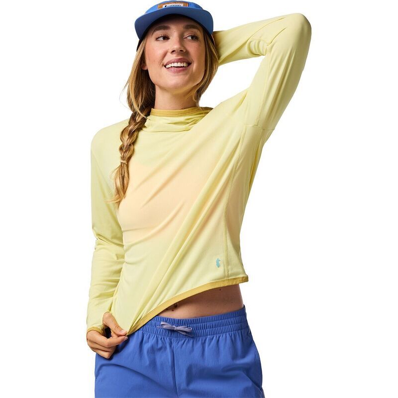 コートパクシー レディース トップス Tシャツ パーカー Cotopaxi Sombra Sun Hoodie Womens Honeydew