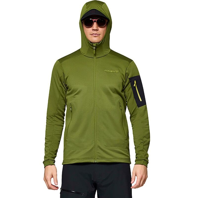 ノローナ メンズ アウター ジャケット・ブルゾン フーデッドジャケット Norrona Falketind Warm2 Stretchooded Jacket Mens Pesto