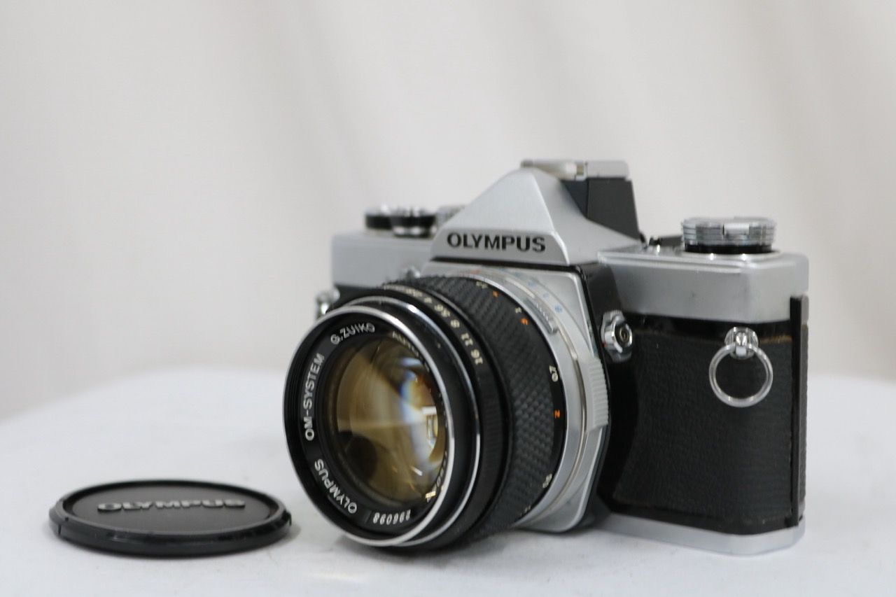 【返品保証】 オリンパス Olympus OM-1 G.ZUIKO AUTO-S 50mm F1.4 ボディレンズセット e14228