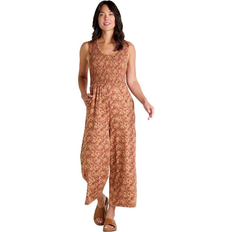 ドード アンドコー レディース ボトムスカート ノースリーブ ジャンプスーツ ToadCo Gemina V Sleeveless Jumpsuit Womens Copper Print