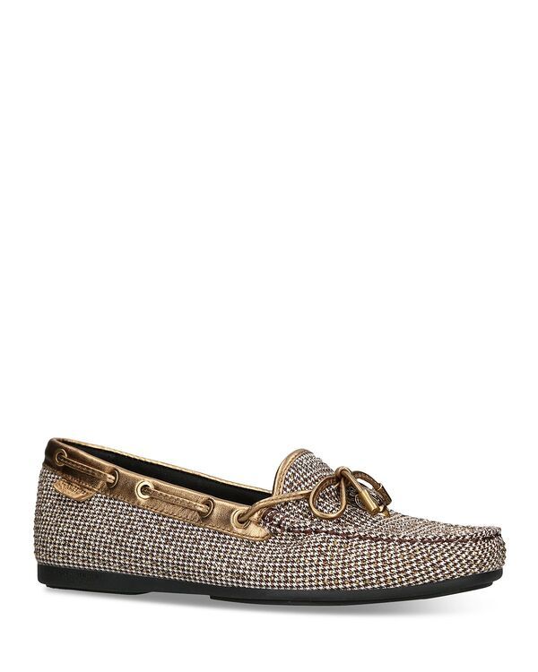 カートジェイガーロンドン レディース シューズ スリッポン・ローファー KURT GEIGER LONDON Womens Eagle Moccasin Boat Loafers Dark Beige