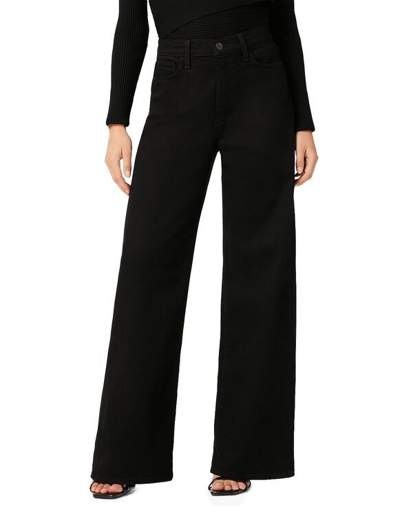 ジョーズジーンズ レディース ボトムス デニムパンツ ワイドレッグ プチ Joes Jeans Petites The Mia High Rise Wide Leg Jeans Black ブラック
