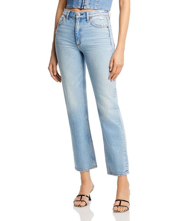 ラグアンドボーン レディース ボトムス デニムパンツ アンクル ジーンズ rag bone Harlow High Rise Ankle Straight Jeans in Lou1