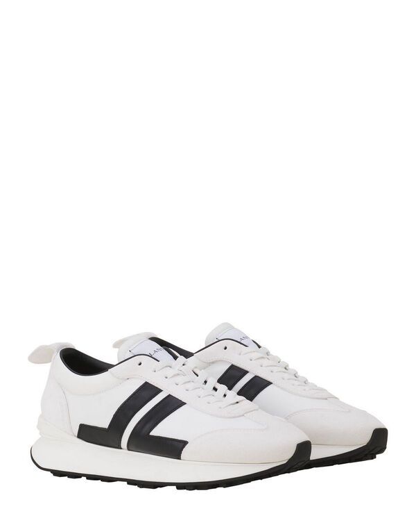 ランバン メンズ シューズ スニーカー ナイロン Lanvin Bumpr Nylon Sneakers BlancNoir