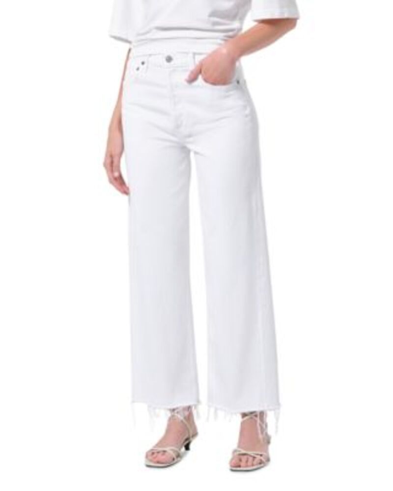 アゴルド レディース ボトムス デニムパンツ ワイドレッグ ジーンズ AGOLDE Ren High Rise Wide Leg Jeans in Marshmallow