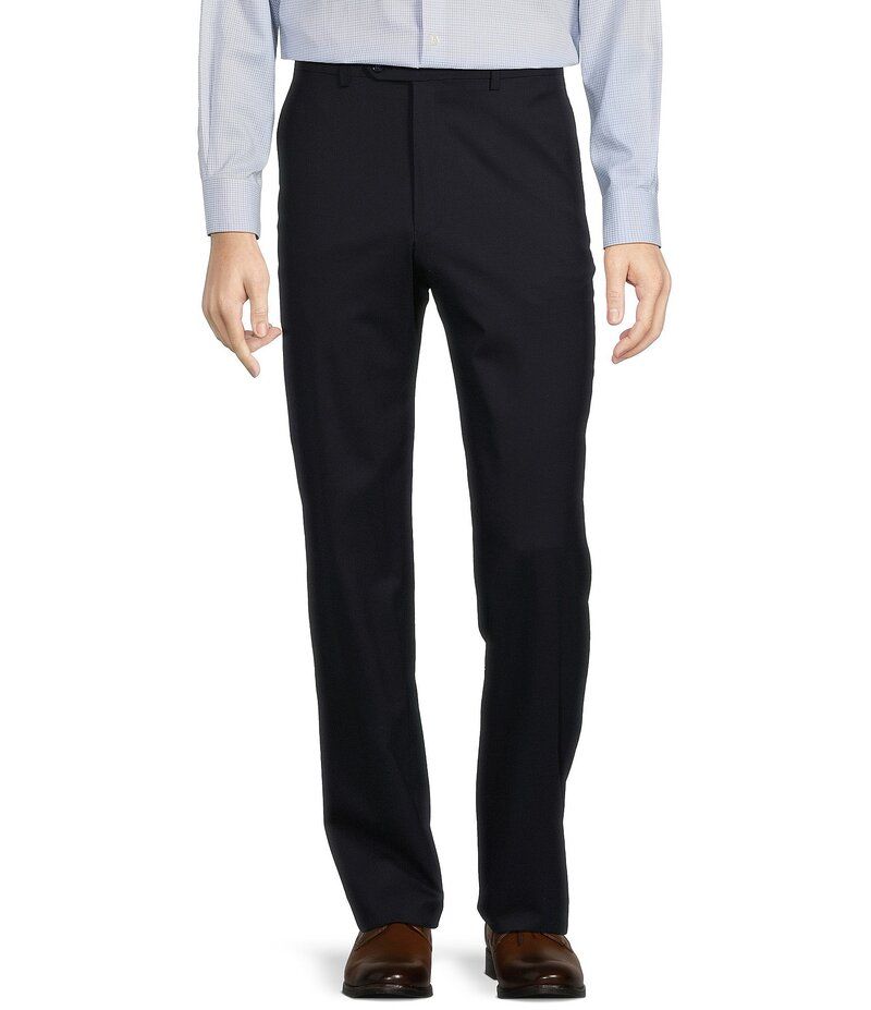 ハート シャフナー マルクス メンズ ボトムス カジュアルパンツ パンツ Hart Schaffner Marx Classic Fit Flat Front Solid Dress Pants Na