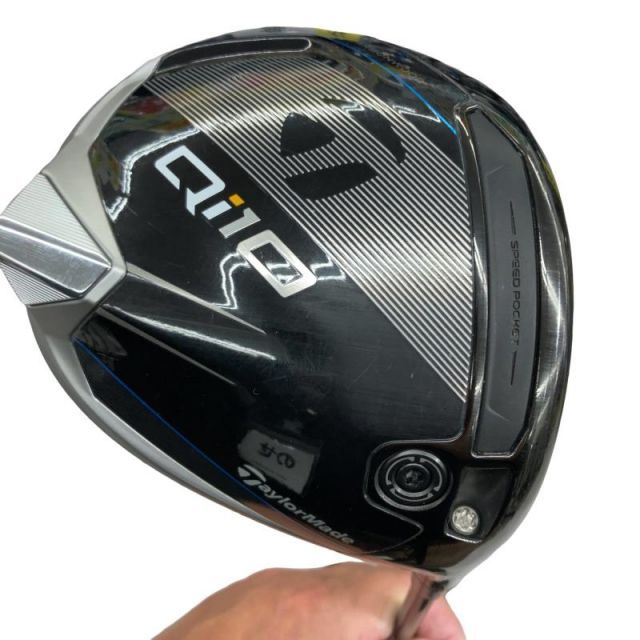 【中古】 テーラーメイド Qi10 9° ドライバー DR 純正特注シャフト (フレックスS) メンズ 男性用 右利き 右用 Cランク ゴルフクラブ