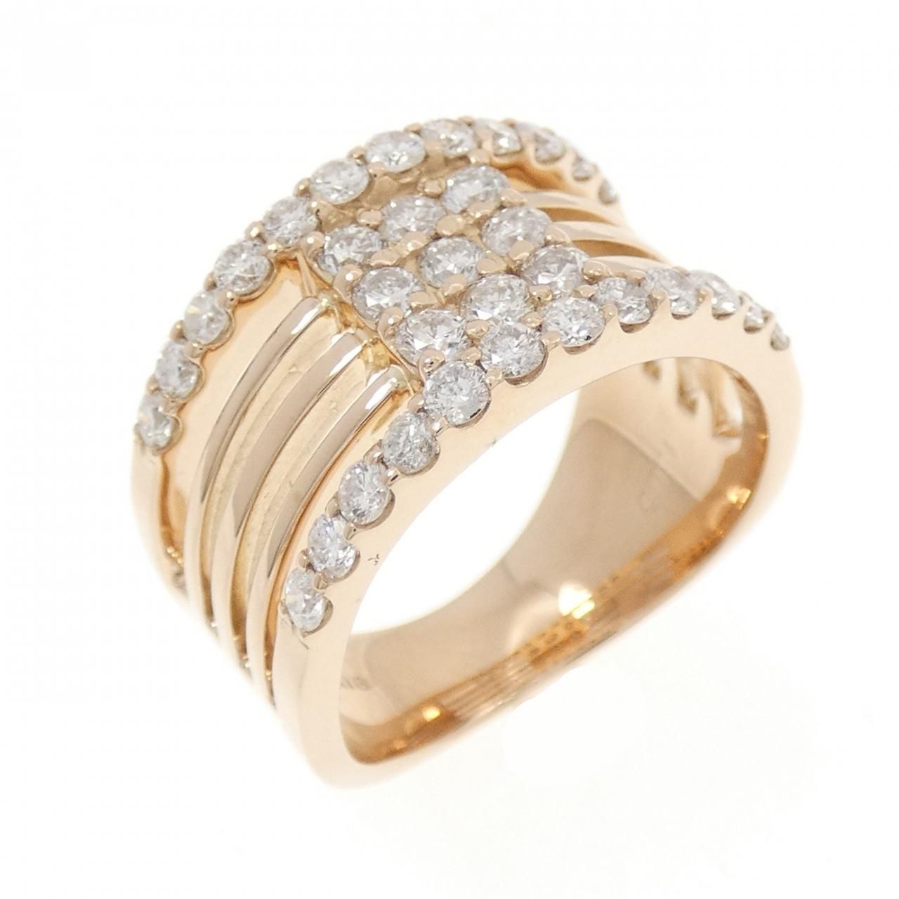 K18PG ダイヤモンド リング 1.00CT