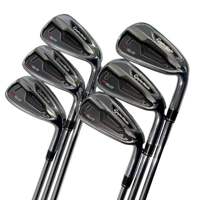 【中古】 テーラーメイド RSi 1 6S アイアンセット IR KBS C-TAPER 90 (フレックスS) メンズ 男性用 右利き 右用 Cランク ゴルフクラブ