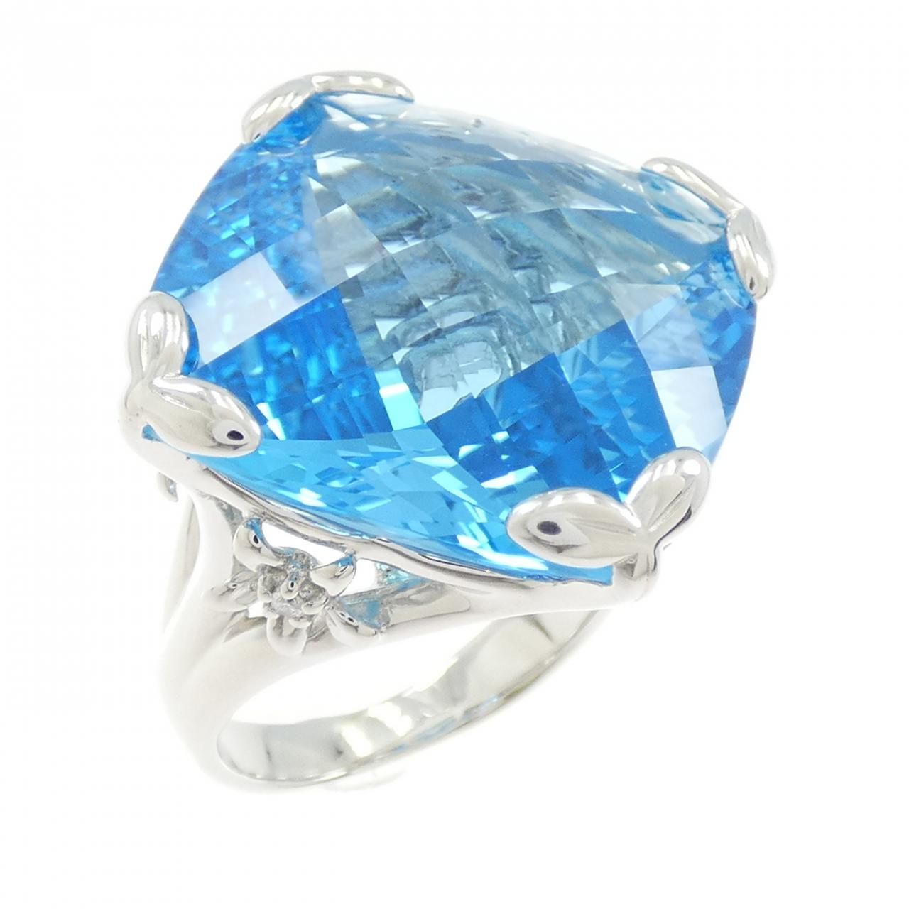 タサキ ブルートパーズ リング 33.73CT
