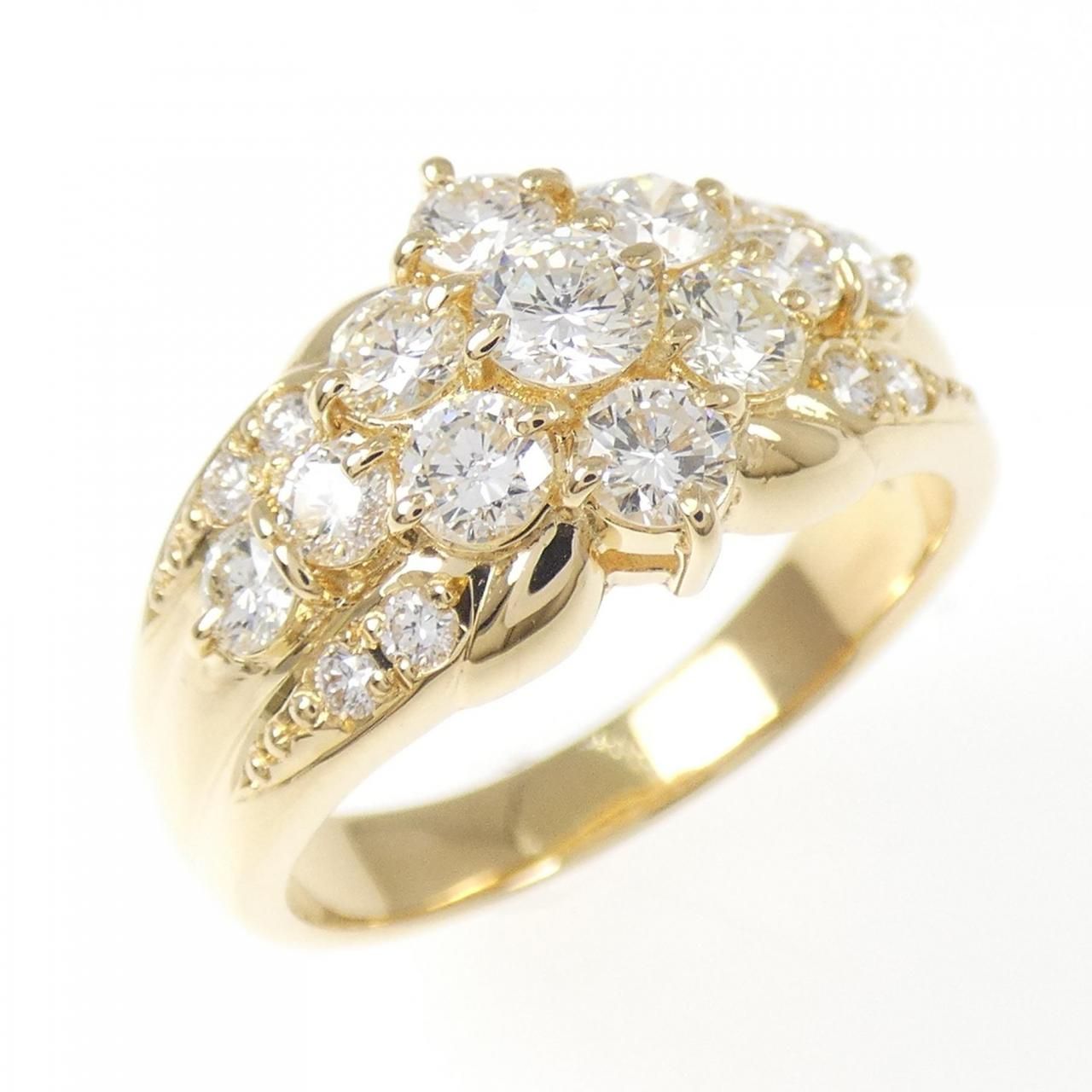 K18YG ダイヤモンド リング 1.00CT