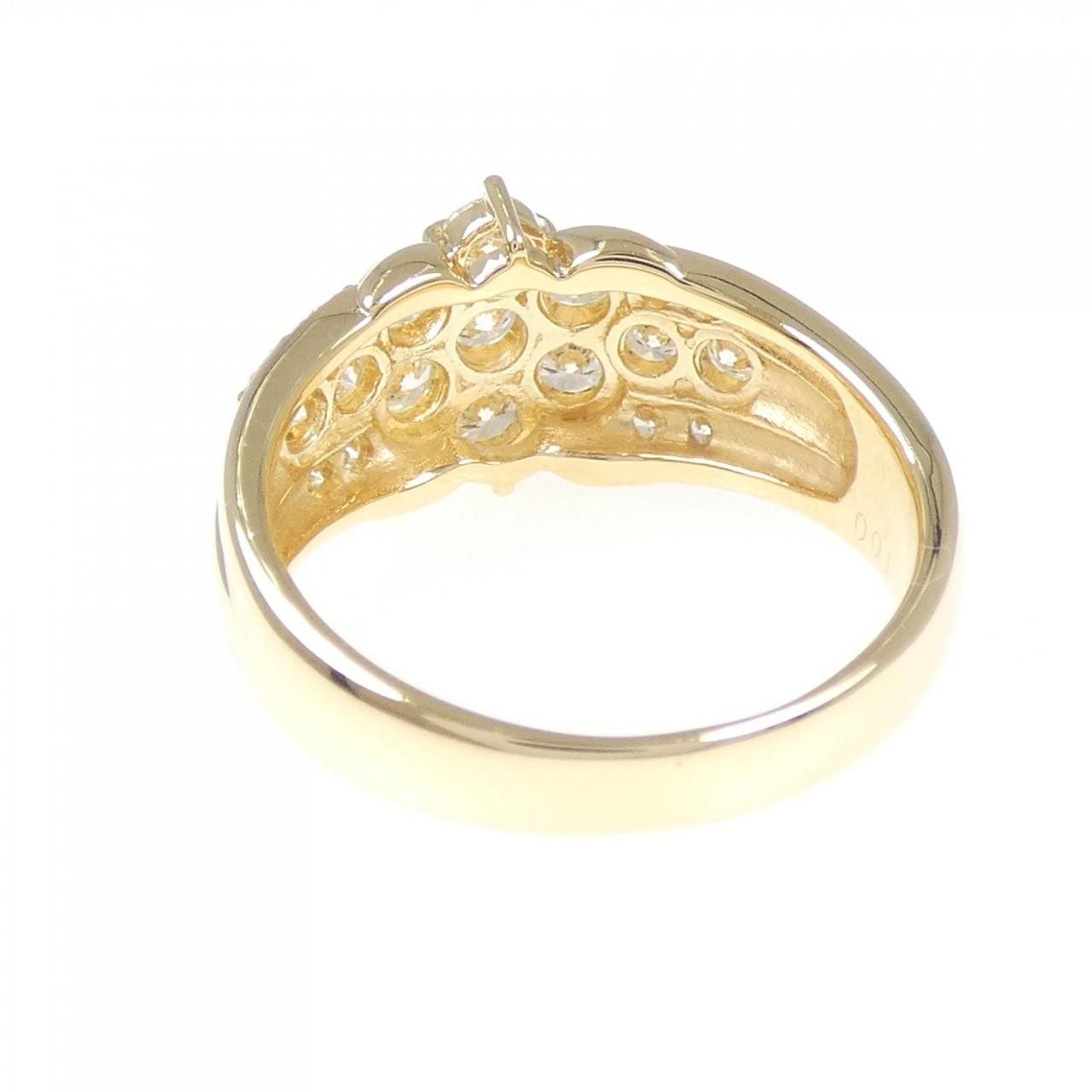 K18YG ダイヤモンド リング 1.00CT