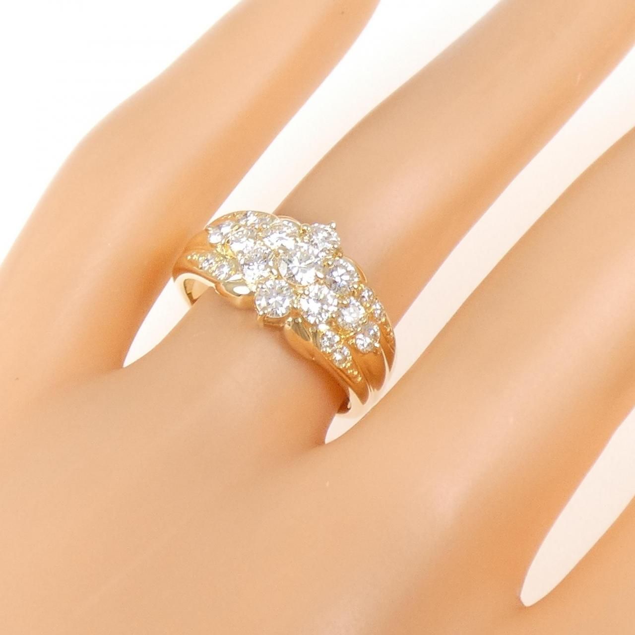 K18YG ダイヤモンド リング 1.00CT