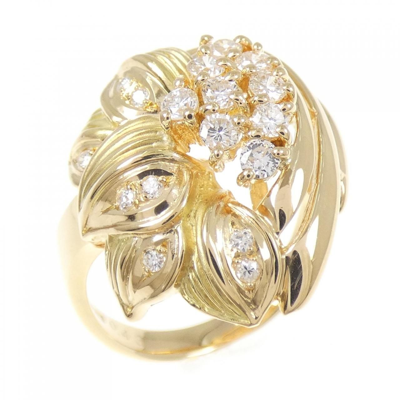 K18YG ダイヤモンド リング 0.43CT