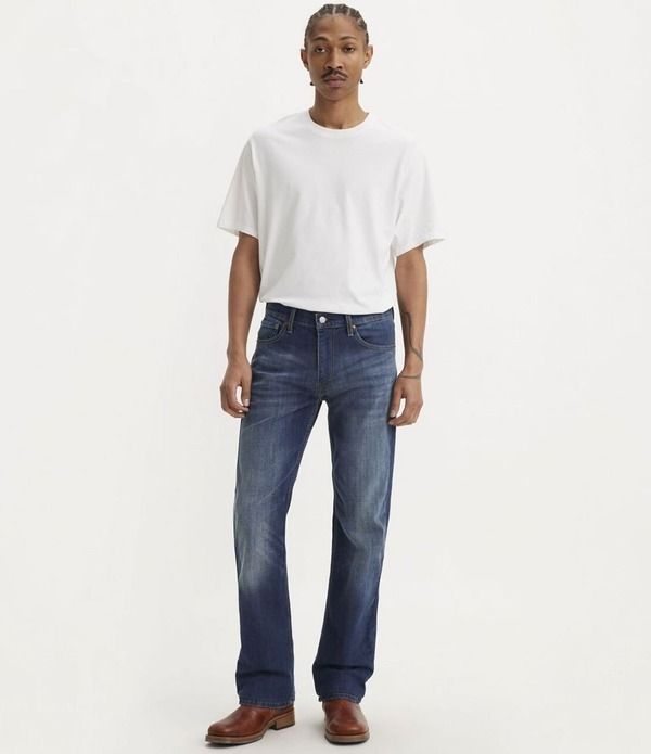 リーバイス メンズ ボトムス デニムパンツ ブーツカット ブーツ ジーンズ LevisR 527 Slim Bootcut Rigid Jeans Wave Allusions
