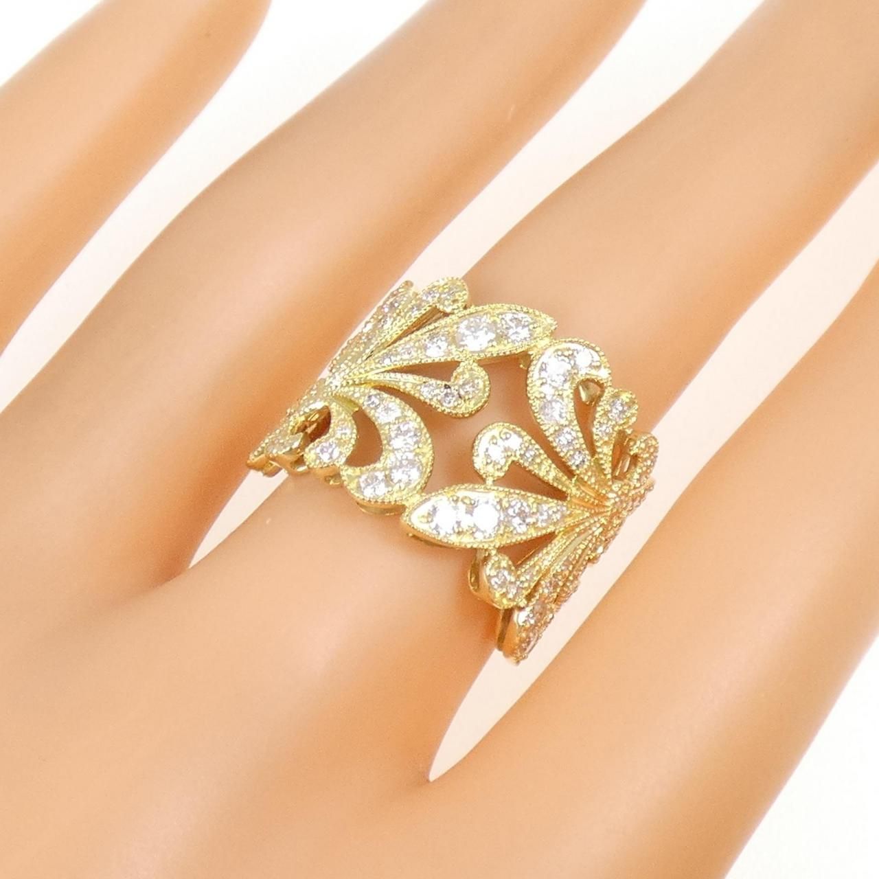 K18YG ダイヤモンド リング 1.00CT