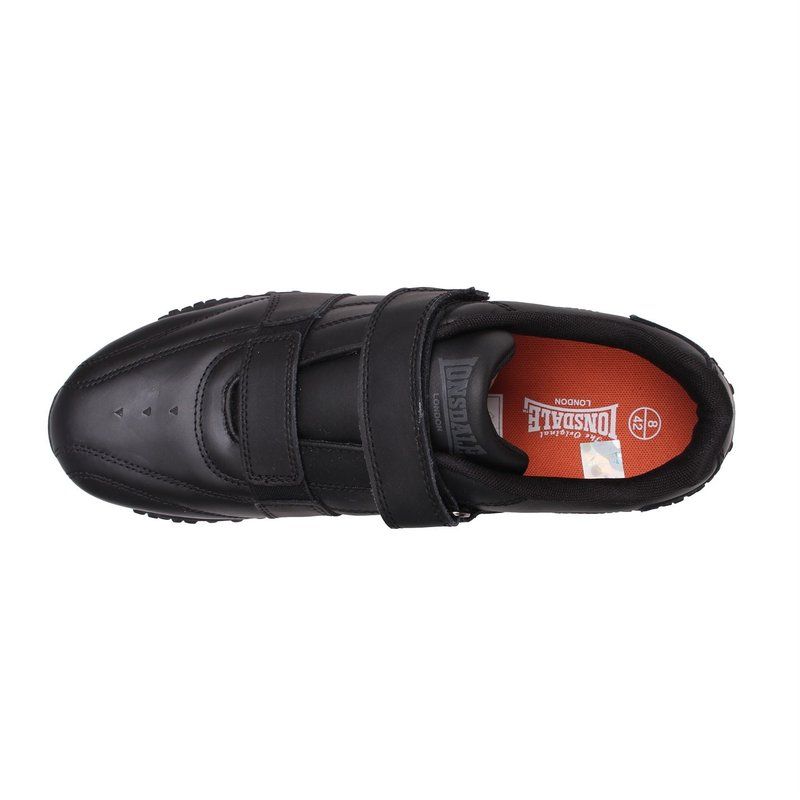 ロンズデール メンズ シューズ スニーカー Lonsdale Fulham Mens Trainers BlackBlack ブラック