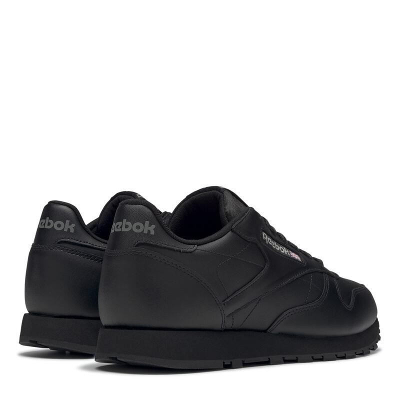 リーボック メンズ シューズ スニーカー レザー Reebok Classic Leather Mens Trainers Black ブラック